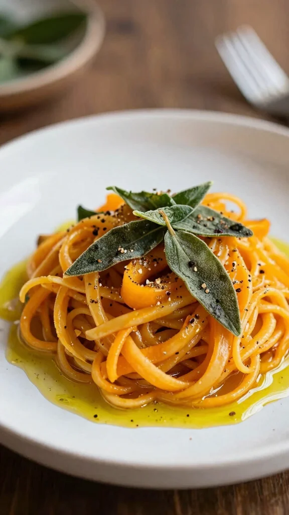 13 Healthy Noodles Recipes That Don't Sacrifice Flavor - 4. Butternut Squash Noodles with Sage 1