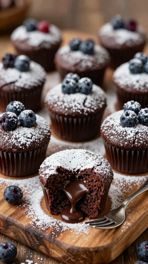 13 Quick Chocolate Cake Recipes When Cravings Strike Fast - 12. Chocolate Lava Cupcakes 1
