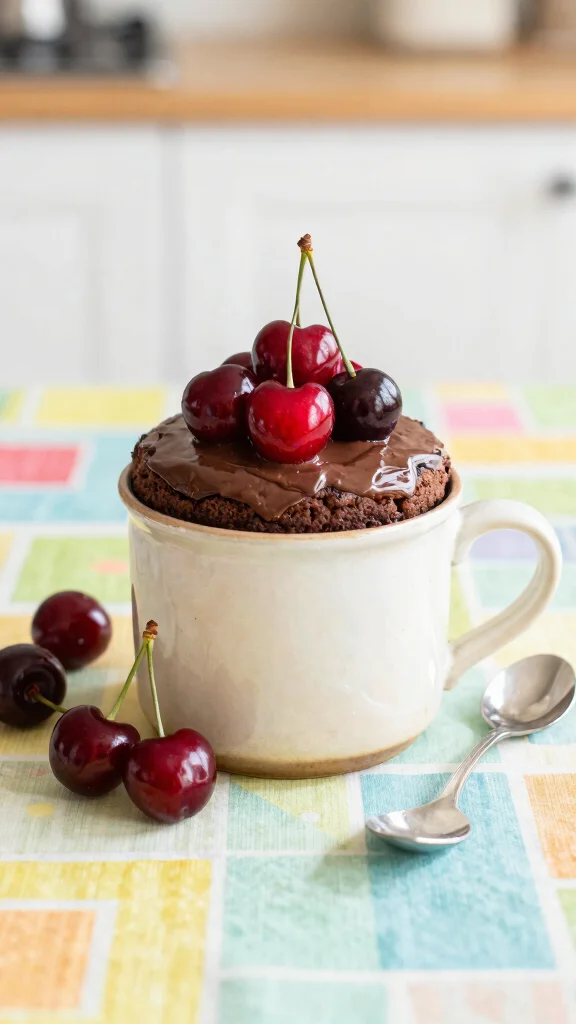 13 Quick Chocolate Cake Recipes When Cravings Strike Fast - 7. Chocolate Cake with Cherries 1