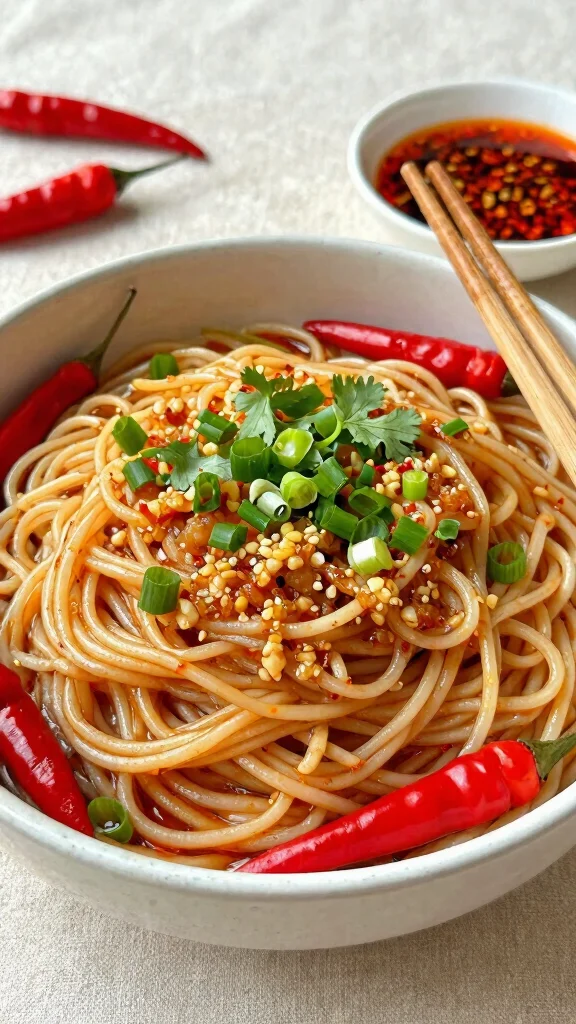 13 Quick Noodles Recipes When You Need Dinner in a Flash - 1. Spicy Garlic Noodles 1