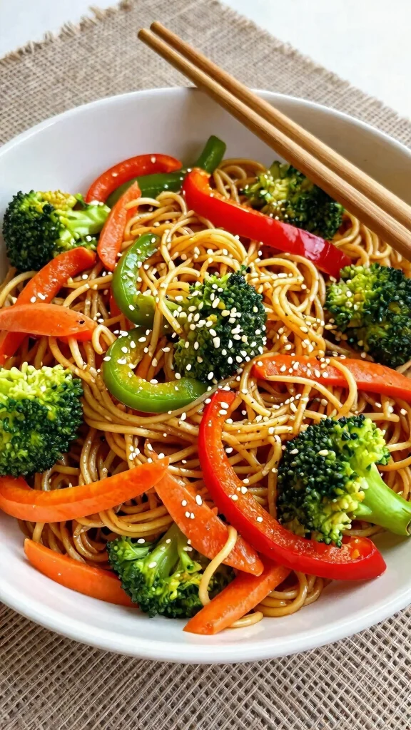13 Quick Noodles Recipes When You Need Dinner in a Flash - 8. Veggie Stir-Fry Noodles 1