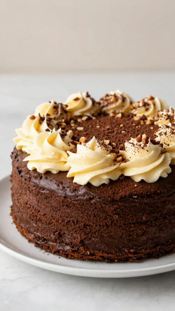 14 Chocolate Cake Decorating Ideas That Look Professionally Made - 11. Cream Cheese Frosting 1