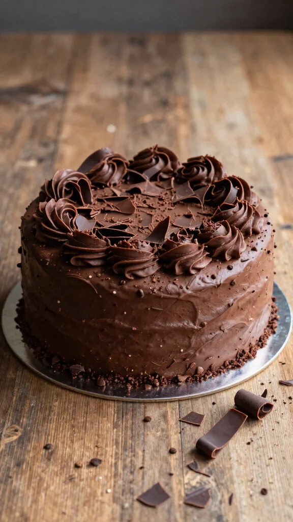 14 Chocolate Cake Decorating Ideas That Look Professionally Made - 4. Chocolate Shavings and Curls 1