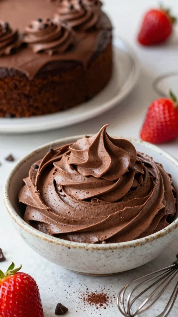14 Chocolate Cake Frosting Recipes from Classic to Creative - 4. Whipped Chocolate Cream Cheese Frosting 1