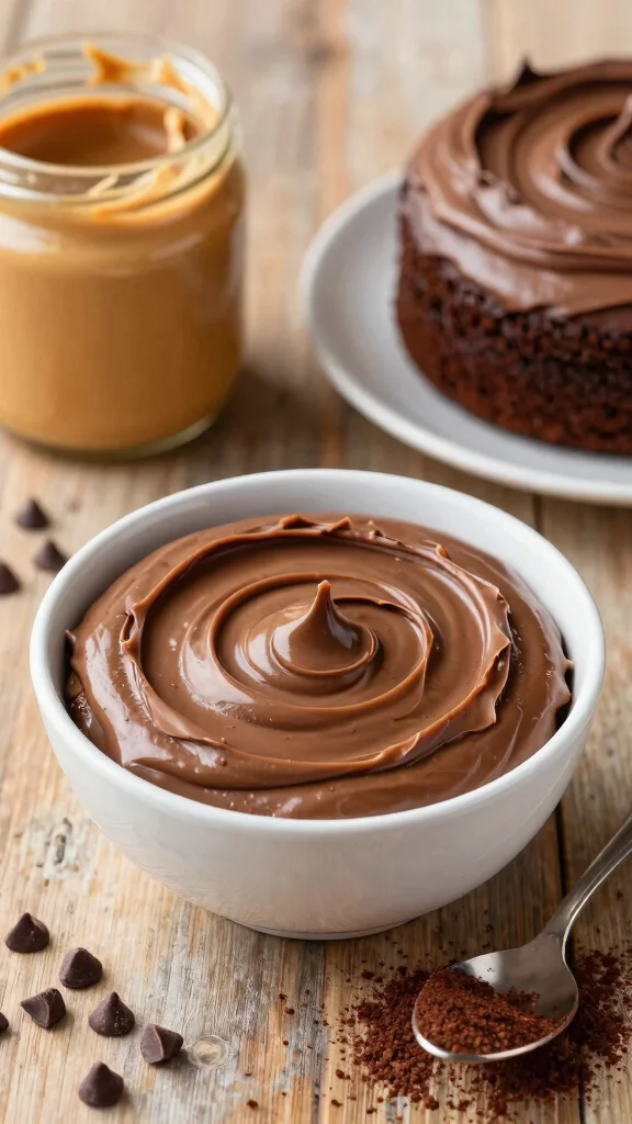 14 Chocolate Cake Frosting Recipes from Classic to Creative - 5. Peanut Butter Chocolate Frosting 1