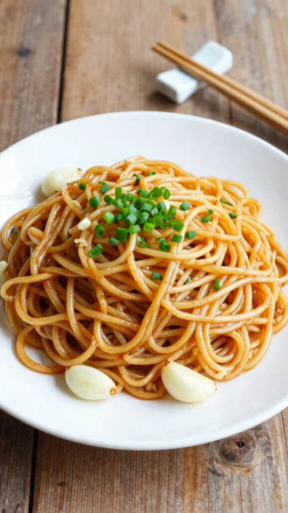 14 Easy Noodles Recipes Ready in Under 30 Minutes - 1. Quick Garlic Noodles 1