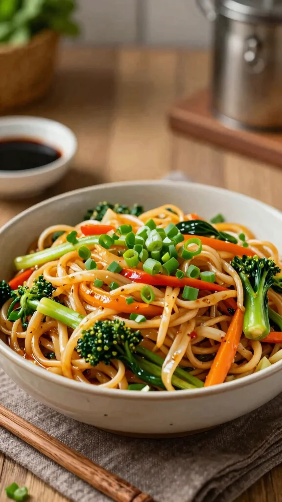 14 Easy Noodles Recipes Ready in Under 30 Minutes - 10. Veggie Lo Mein 1