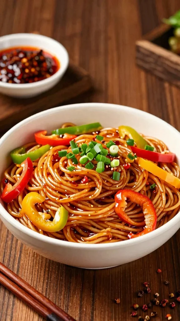 14 Easy Noodles Recipes Ready in Under 30 Minutes - 3. Spicy Szechuan Noodles 1
