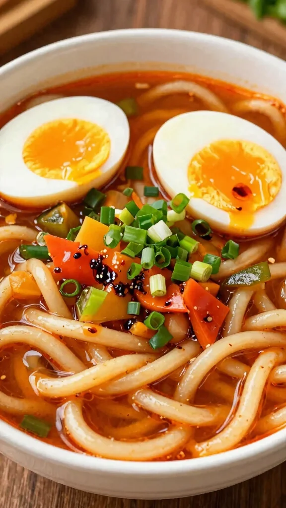 14 Japanese Noodles Recipes from Ramen to Soba - 8. Spicy Miso Udon 1