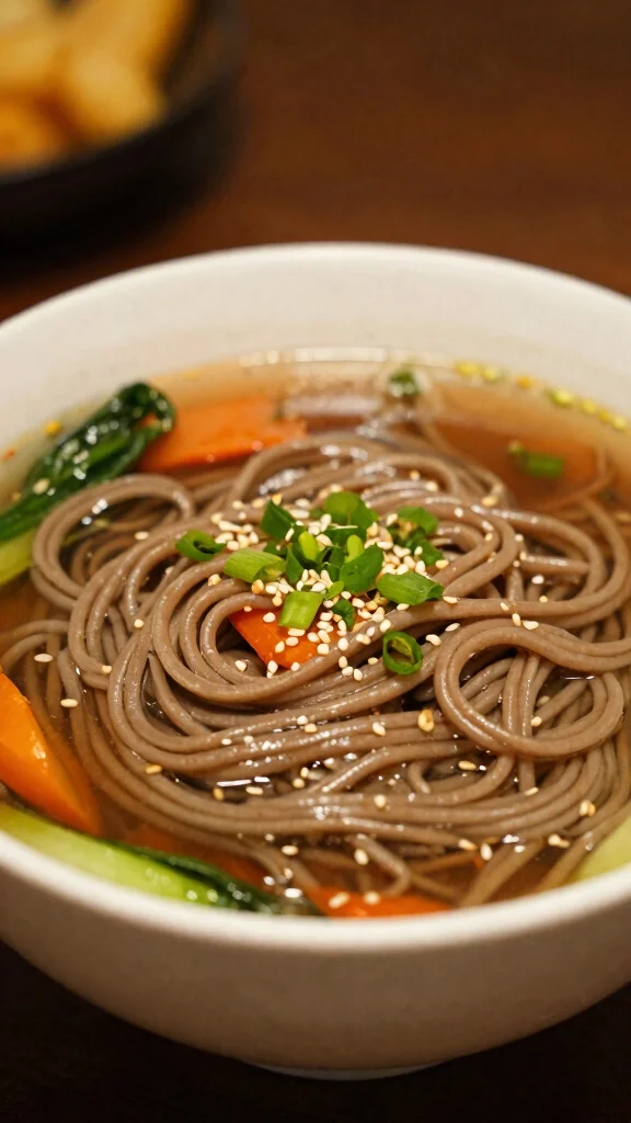 14 Japanese Noodles Recipes from Ramen to Soba - 9. Soba Noodle Soup 1