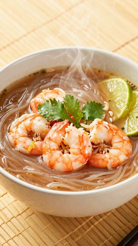 14 Korean Noodles Recipes from Jajangmyeon to Cold Noodles - 5. Kuy Teav - Korean-Style Rice Noodles 1