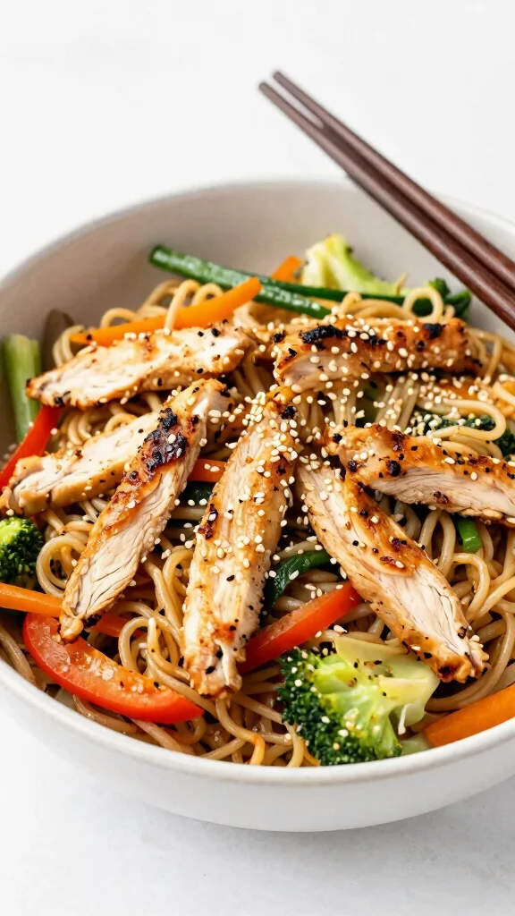 14 Noodles Recipes for Kids That Even Picky Eaters Love - 11. Asian Chicken Noodle Salad 1