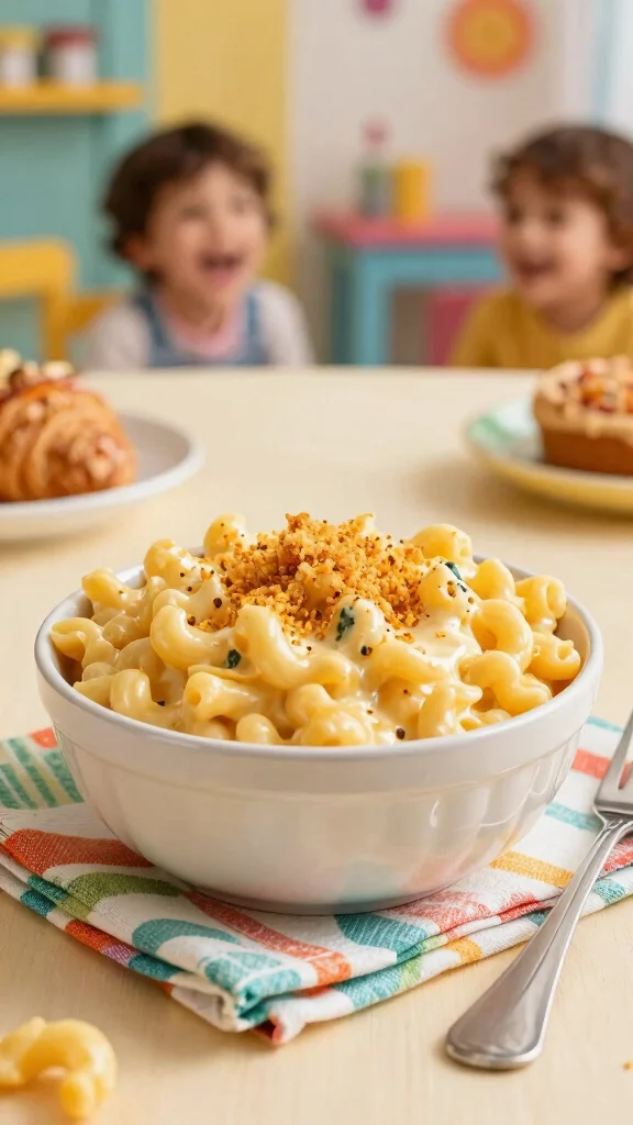 14 Noodles Recipes for Kids That Even Picky Eaters Love - 2. Cheesy Spinach Mac and Cheese 1