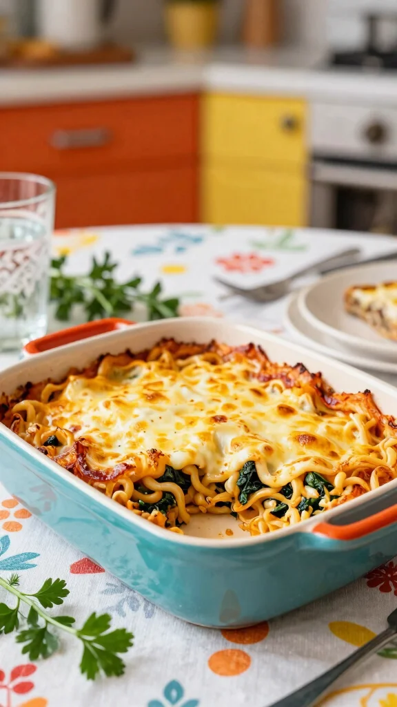 14 Noodles Recipes for Kids That Even Picky Eaters Love - 4. Turkey and Spinach Noodle Bake 1