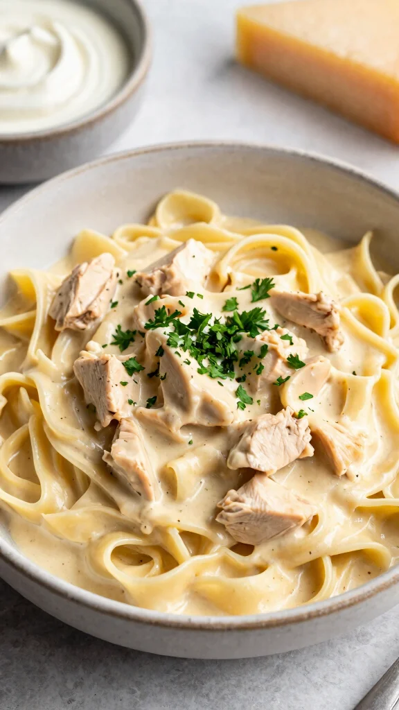 14 Noodles Recipes for Kids That Even Picky Eaters Love - 9. One-Pot Chicken Alfredo Noodles 1