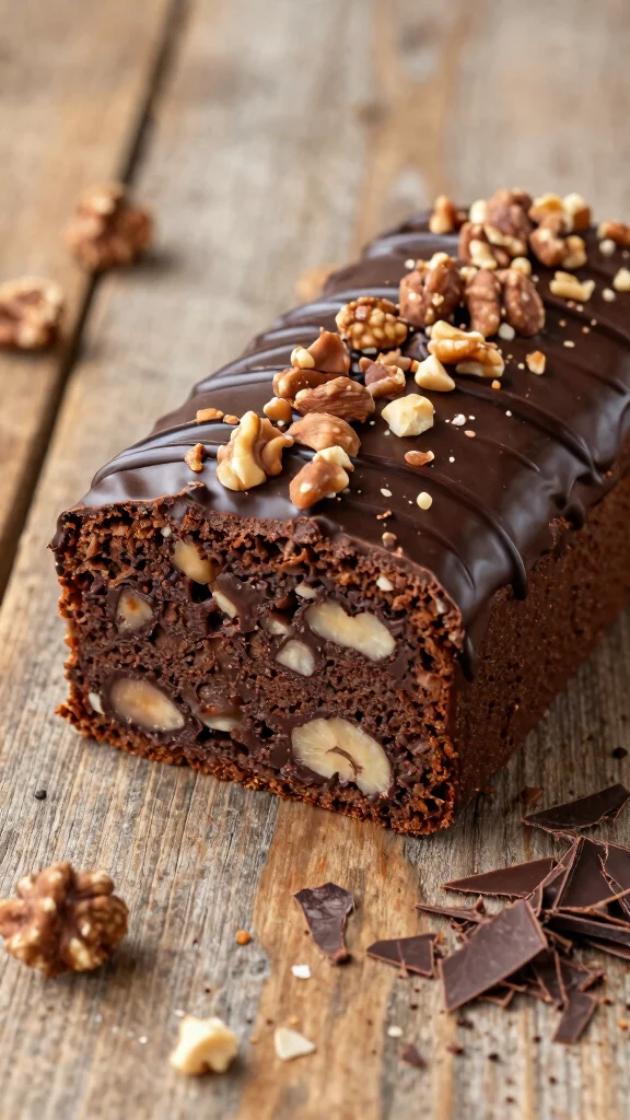 15 Chocolate Birthday Cake Ideas That Wow Every Time - 12. Chocolate Nut Cake 1