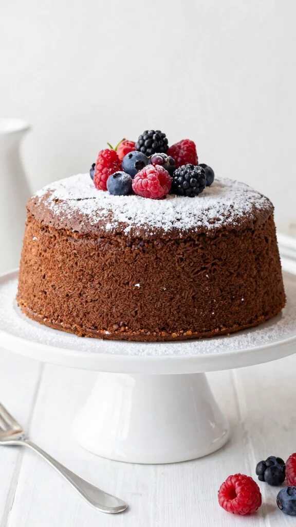 15 Chocolate Birthday Cake Ideas That Wow Every Time - 15. Chocolate Chiffon Cake 1