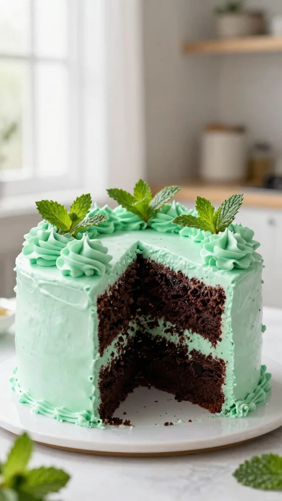 15 Chocolate Birthday Cake Ideas That Wow Every Time - 6. Chocolate Mint Cake 1
