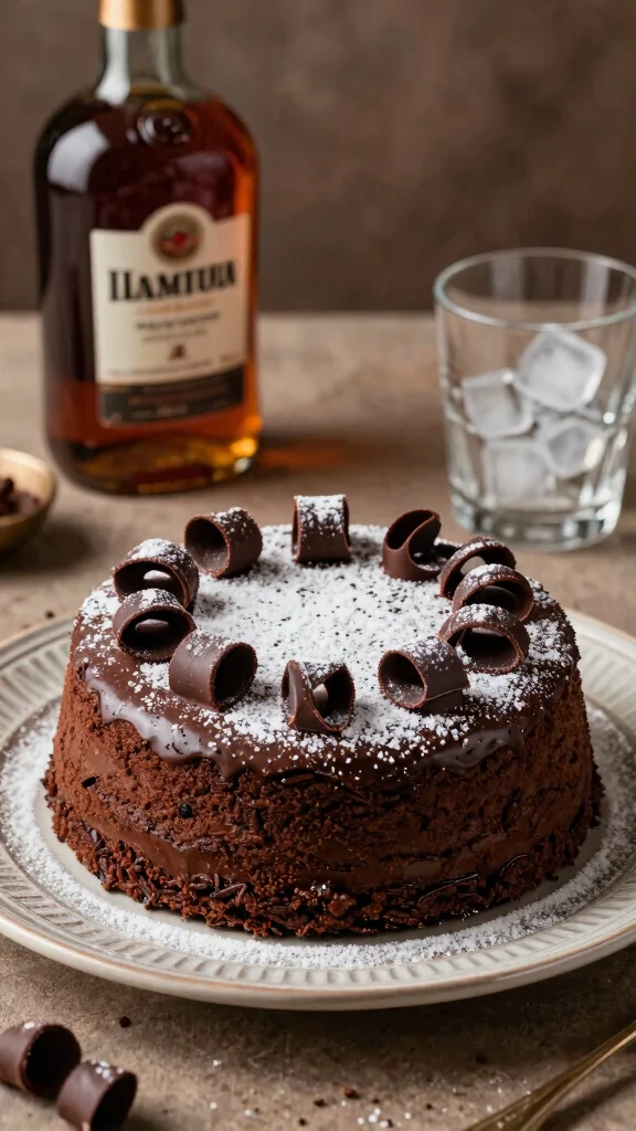 15 Chocolate Cake One Bowl Recipes for Easy Cleanup - 13. One Bowl Chocolate Rum Cake 1