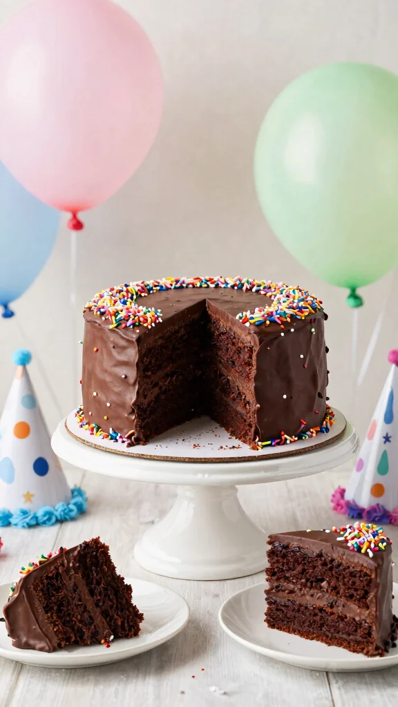 15 Chocolate Cake One Bowl Recipes for Easy Cleanup - 8. One Bowl Chocolate Birthday Cake 1