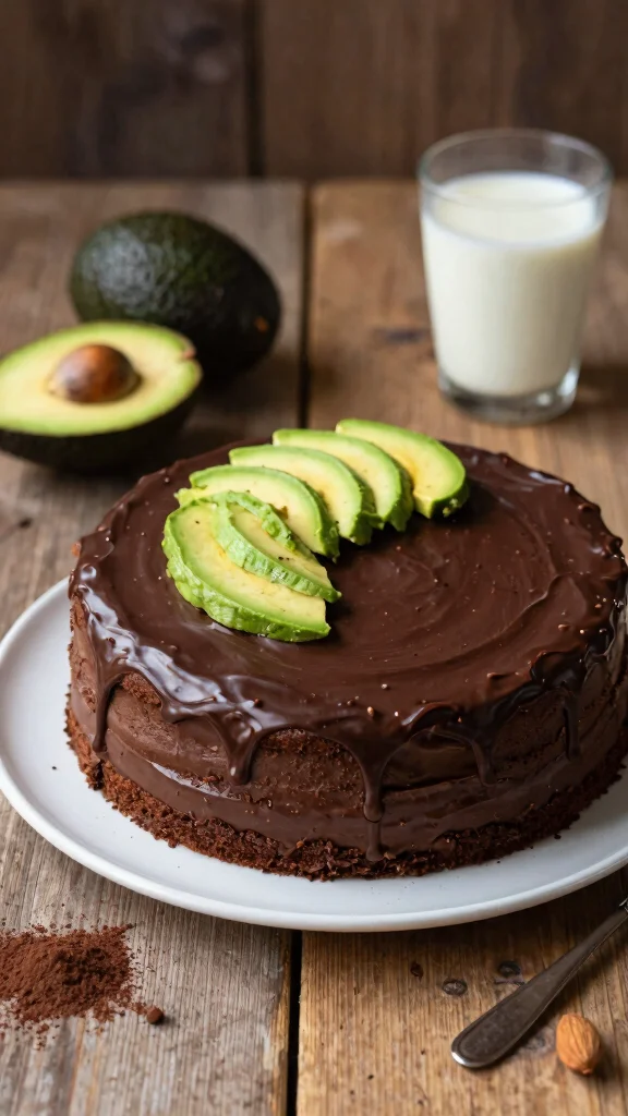 15 Chocolate Cake One Bowl Recipes for Easy Cleanup - 9. One Bowl Chocolate Avocado Cake 1