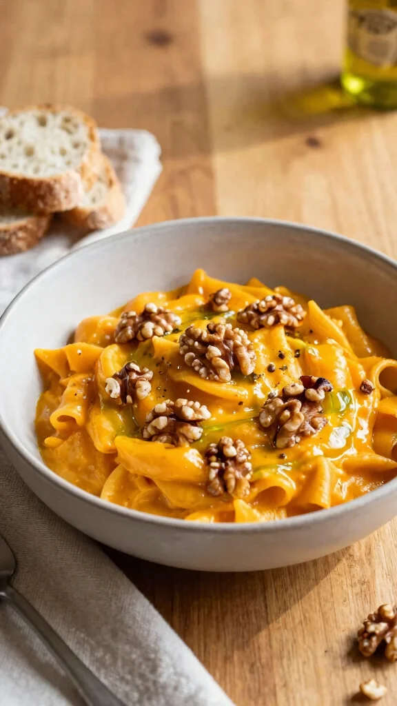 15 Creamy Noodles Recipes Rich, Comforting and Irresistible - 6. Creamy Butternut Squash Pasta 1