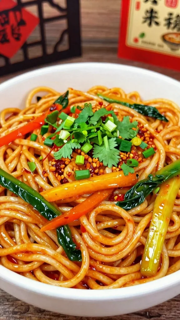 15 Spicy Noodles Recipes That Bring Serious Heat - 10. Hot and Spicy Noodles with Vegetables 1