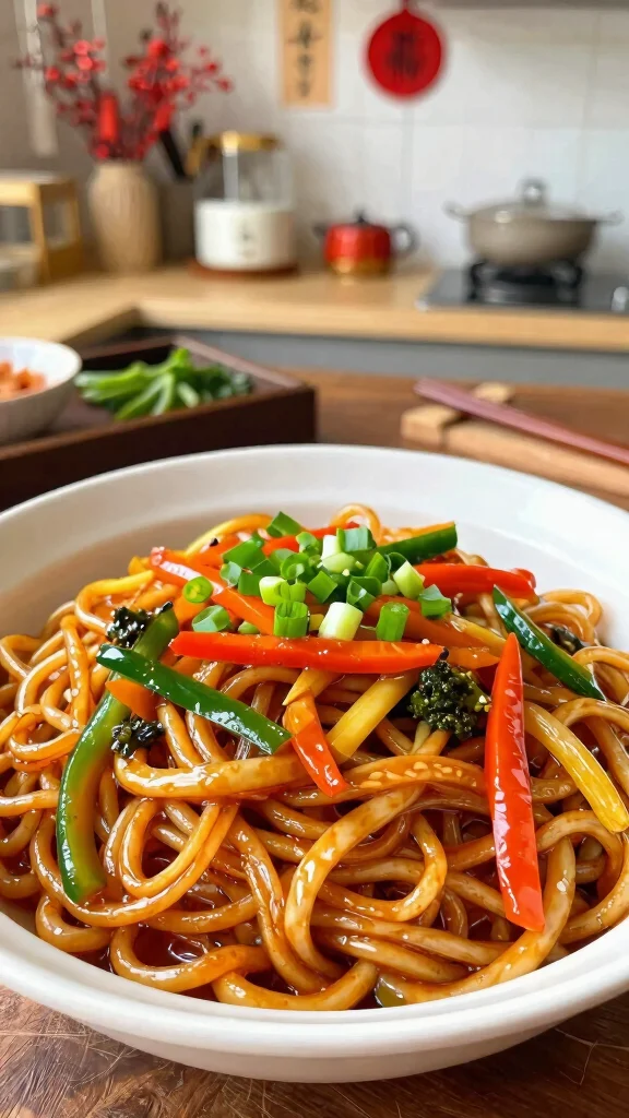 15 Spicy Noodles Recipes That Bring Serious Heat - 13. Spicy Hoisin Noodles 1