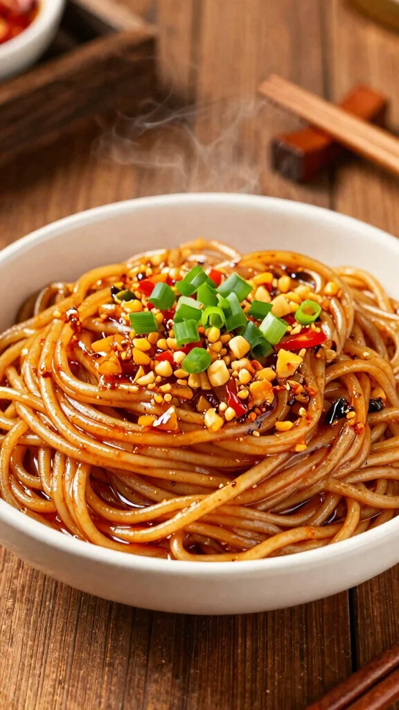 15 Spicy Noodles Recipes That Bring Serious Heat - 2. Spicy Garlic Noodles 1