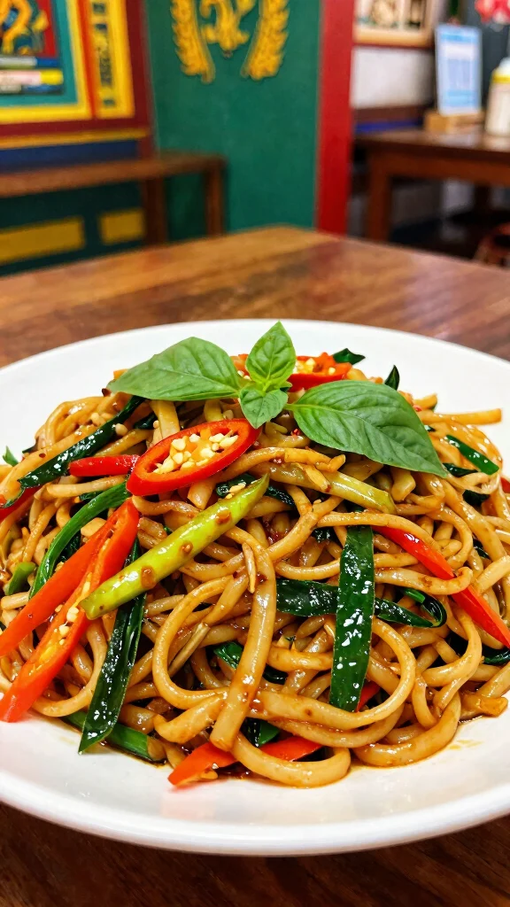 15 Spicy Noodles Recipes That Bring Serious Heat - 3. Thai Drunken Noodles (Pad Kee Mao) 1