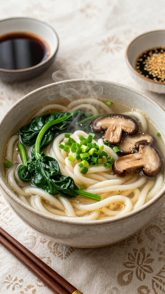 15 Udon Noodles Recipes Thick, Chewy and Comforting for Vegan Food Lovers - 1. Classic Vegan Udon Noodle Soup 1