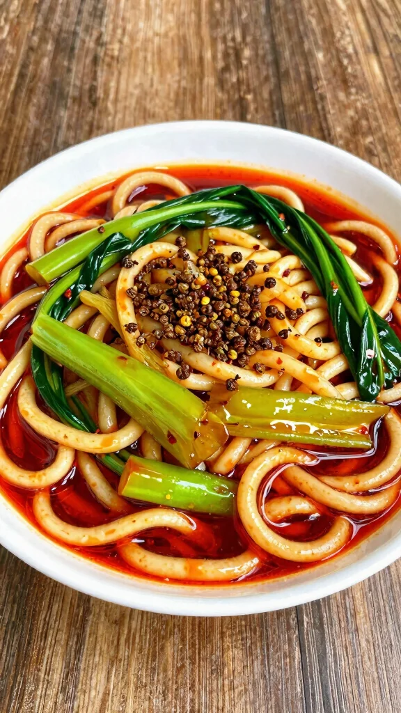 15 Udon Noodles Recipes Thick, Chewy and Comforting for Vegan Food Lovers - 10. Szechuan Style Spicy Udon 1