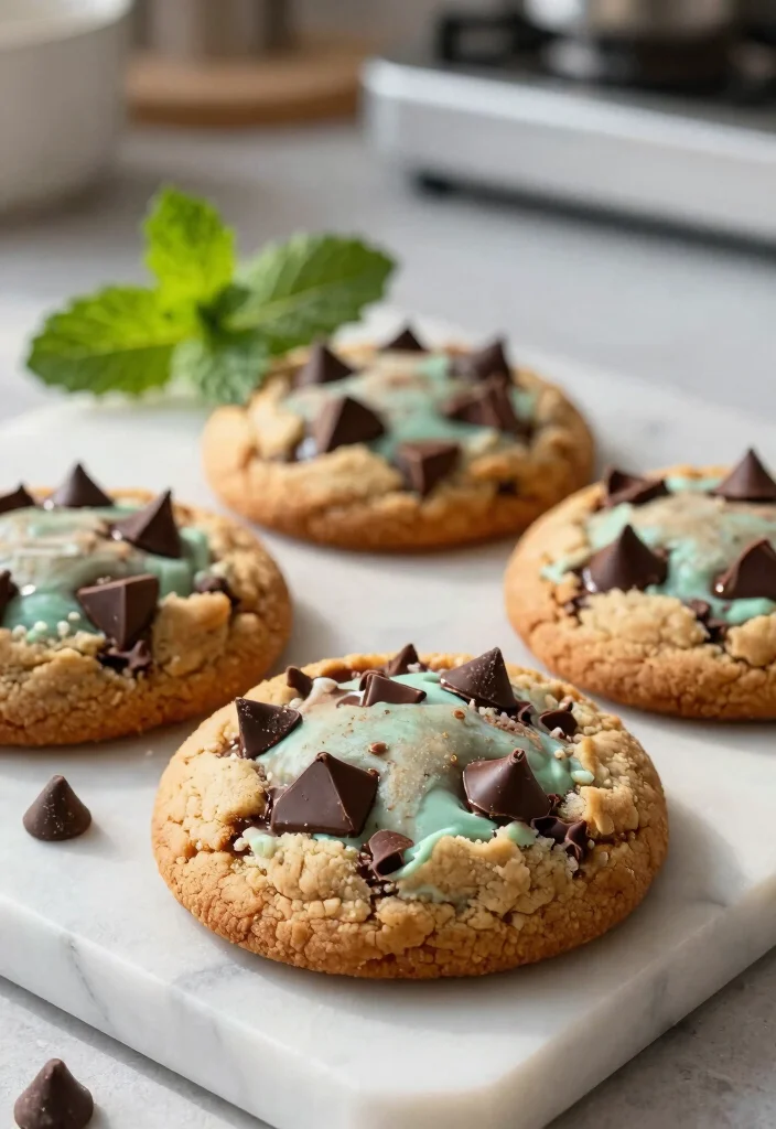 10 Simple Keto No Bake Cookies Done in Under 15 Minutes - 3. Mint Chocolate Chip Wonders 1