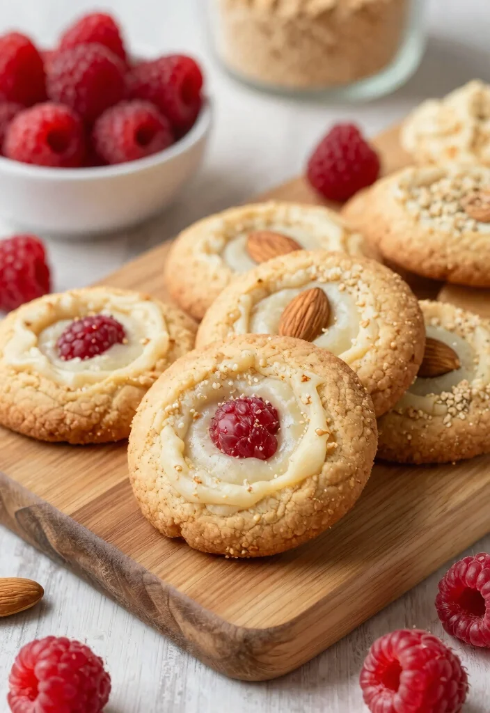 10 Simple Keto No Bake Cookies Done in Under 15 Minutes - 5. Raspberry Almond Bliss 1