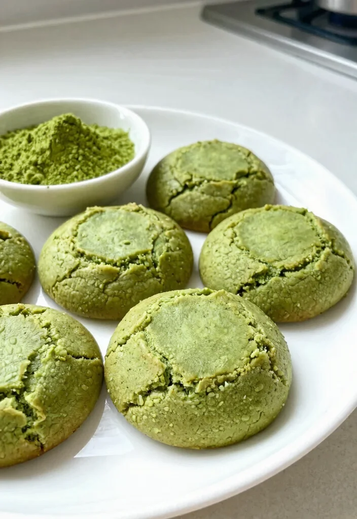 10 Simple Keto No Bake Cookies Done in Under 15 Minutes - 8. Matcha Green Tea Cookies 1