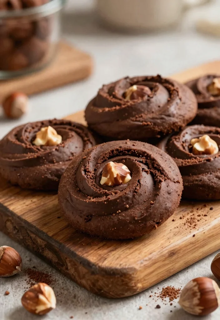 10 Simple Keto No Bake Cookies Done in Under 15 Minutes - 9. Hazelnut Chocolate Swirls 1