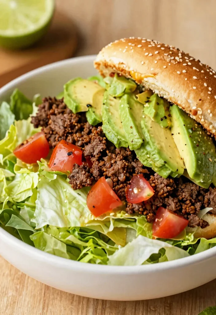 11 Best Keto Big Mac Salad Creations: All the Burger Flavor in a Bowl - 10. Taco Keto Big Mac Salad 1