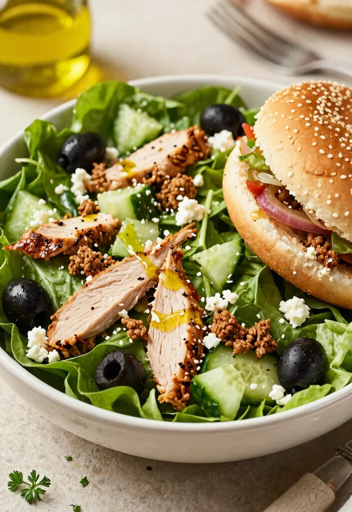 11 Best Keto Big Mac Salad Creations: All the Burger Flavor in a Bowl - 5. Mediterranean Keto Big Mac Salad 1