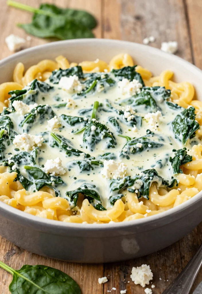 11 Cheesy Keto Mac and Cheese Recipes Totally Guilt Free - 5. Creamy Spinach and Feta Mac and Cheese 1