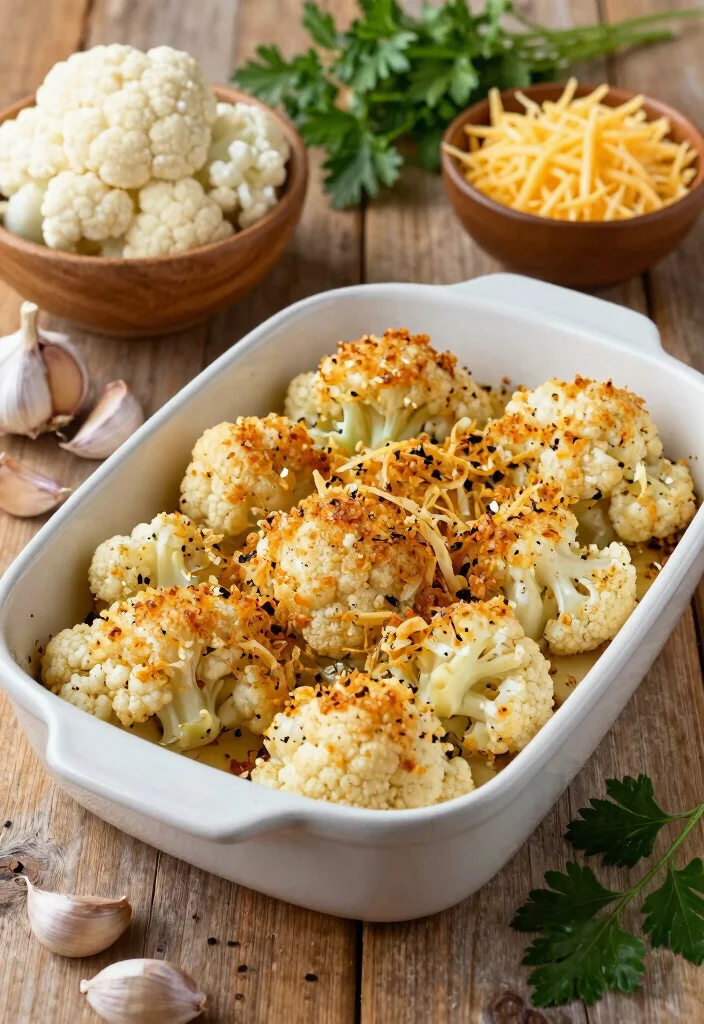 11 Cheesy Keto Mac and Cheese Recipes Totally Guilt Free - 6. Garlic Parmesan Cauliflower Mac 1