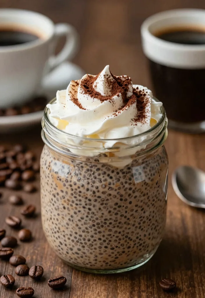 11 Simple Keto Chia Seed Pudding Recipes Creamy and Make Ahead - 10. Coffee Keto Chia Seed Pudding 1