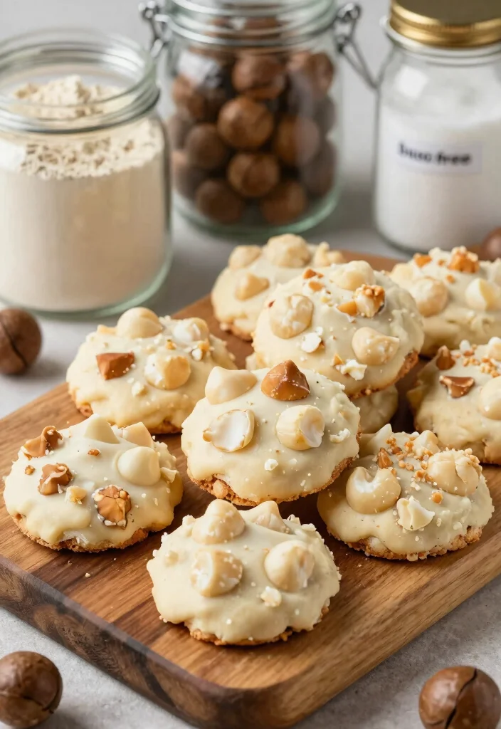 12 Best Keto Chocolate Chip Cookies Soft Chewy and Sugar Free - 12. White Chocolate Macadamia Nut Cookies 1