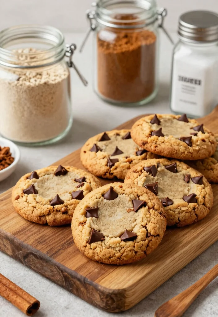 12 Best Keto Chocolate Chip Cookies Soft Chewy and Sugar Free - 6. Cinnamon-Spiced Chocolate Chip Cookies 1
