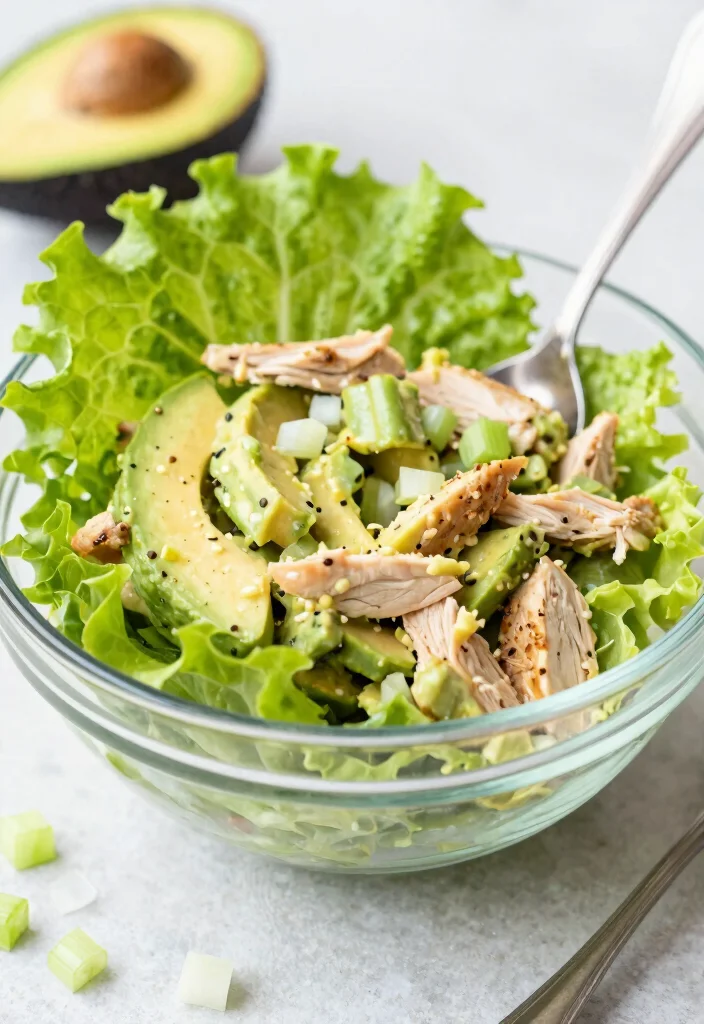12 Best Keto Meal Prep for the Week Ideas to Save Time and Stay on Track - 4. Avocado Chicken Salad 1