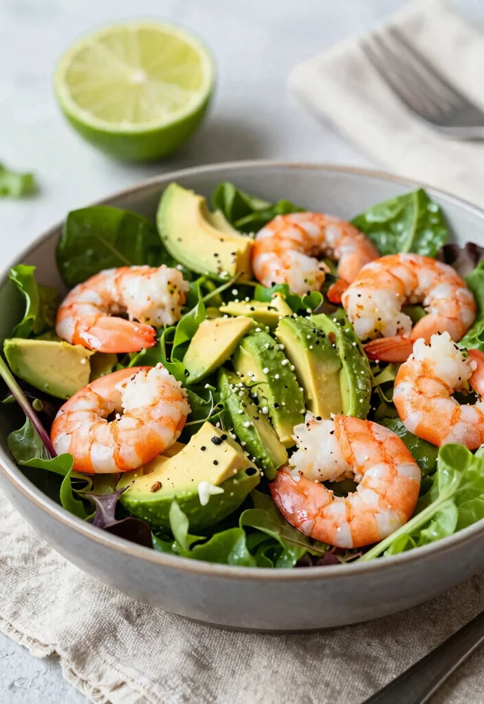 12 Best Keto Meal Prep for the Week Ideas to Save Time and Stay on Track - 6. Shrimp and Avocado Salad 1