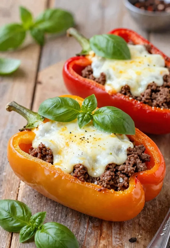 12 Best Keto Stuffed Bell Peppers Recipes Easy Low Carb Dinner - 1. Classic Italian Keto Stuffed Peppers 1
