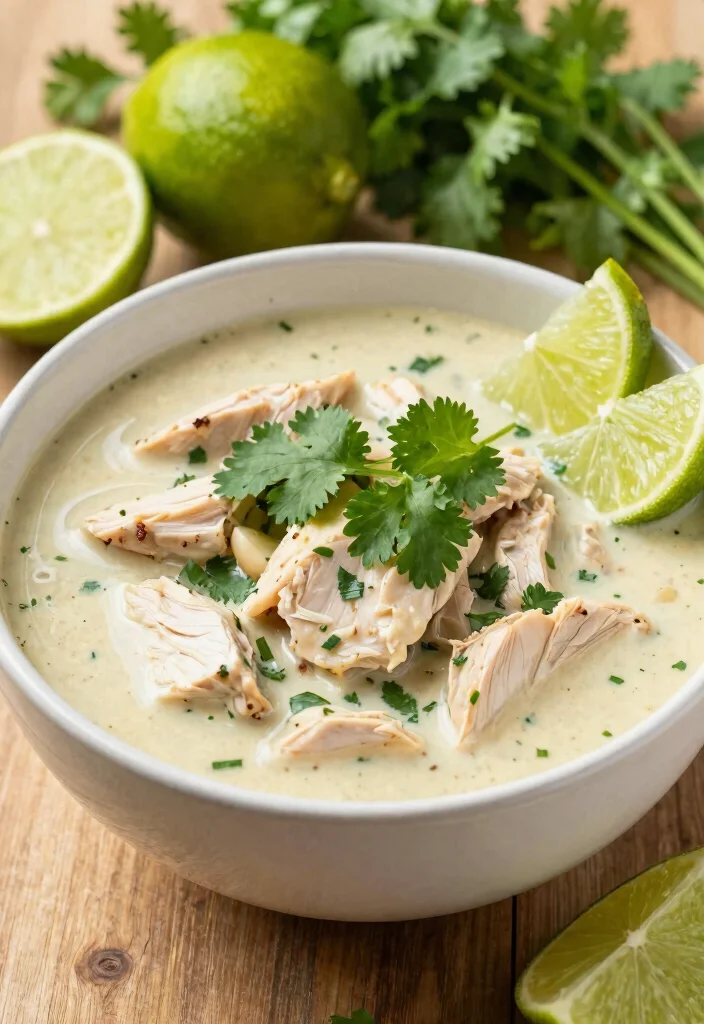 12 Best Keto White Chicken Chili Recipes Creamy and Hearty - 7. Cilantro Lime White Chicken Chili 1