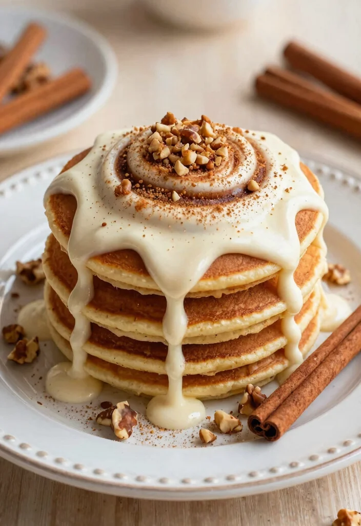 12 Fluffy Keto Pancakes Almond Flour Recipes You Will Love - 8. Cinnamon Roll Pancakes 1