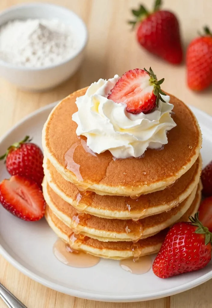 12 Fluffy Keto Pancakes Almond Flour Recipes You Will Love - 9. Strawberry Shortcake Pancakes 1