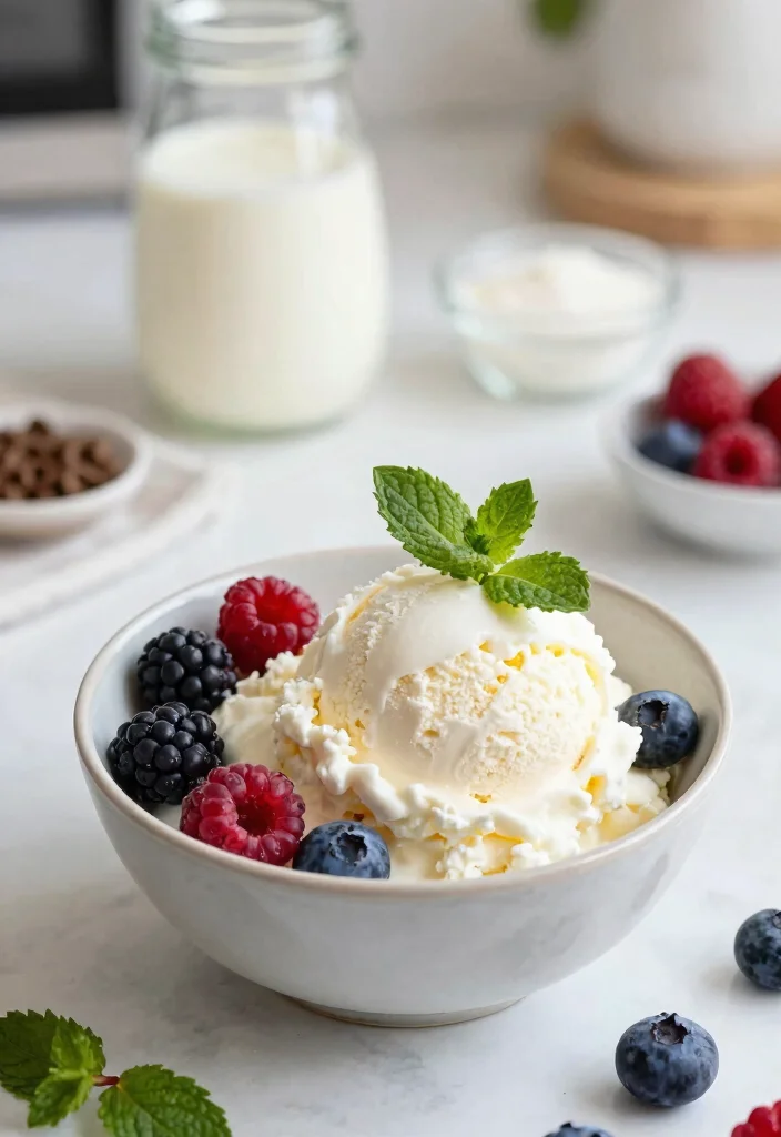 12 High Protein Keto Cottage Cheese Recipes Creamy and Satisfying - 5. Cottage Cheese Ice Cream 1
